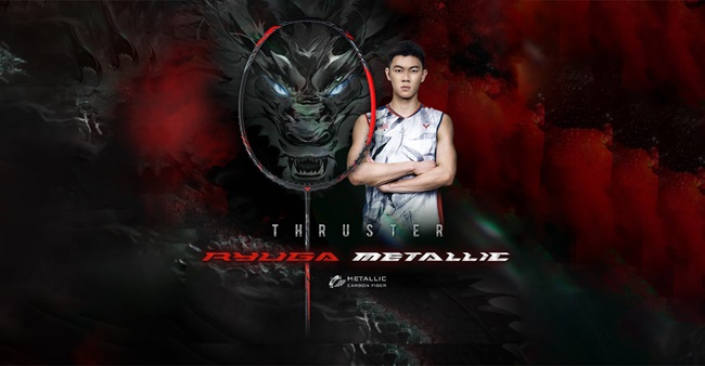 Maximizing the Power—Lee Zii Jia's Newest Game Racket: TK-RYUGA METALLIC