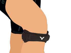 SP186 C Highly Elastic Knee Sleeve, Apparel Accessories, PRODUCTS, VICTOR Badminton