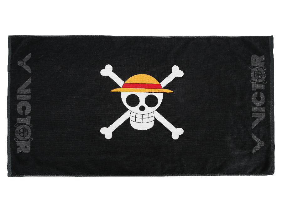 Victor x One Piece Long Towel TW-OPB (Black)