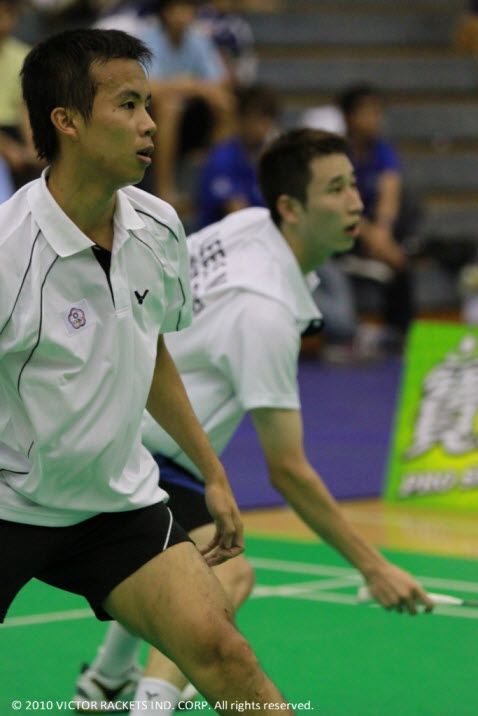 men’s doubles team Lee Sheng Mu / Fang Chieh Min