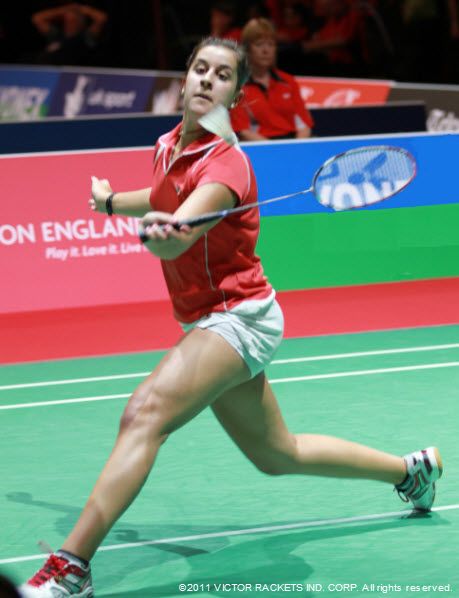 Spain is noted for more for prowess with the football than the shuttlecock but rising badminton star Carolina Marin may help redress the balance a little.