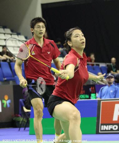 Cheng Wen Hsin / Chen Hung Lin took the mixed doubles title at the Australian Open 2012 