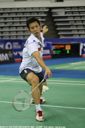 Runner up in the men’s singles: Nguyen Tien Minh