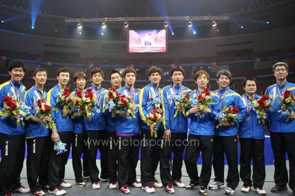 The Korean men’s team