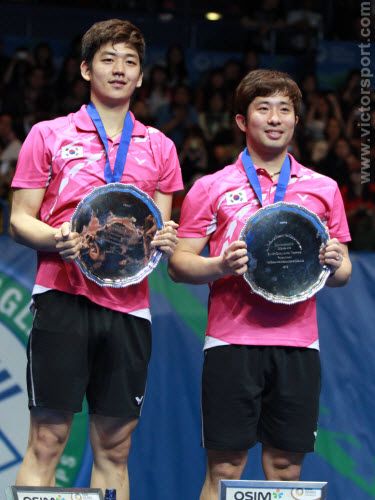 Lee Yong Dae & Jung Jae Sung in 2012 All English Open