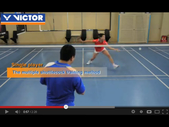Badminton footwork 5 : Covering the court all around (2)