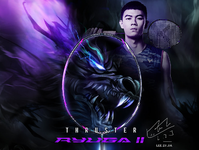 Lee Zii Jia's Brand-new Game Racket—TK-RYUGA II