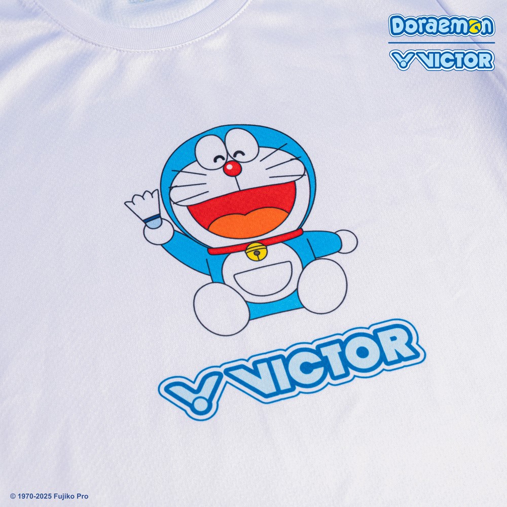 正規品】VictorビクタードラえもんコラボTシャツ サイズL