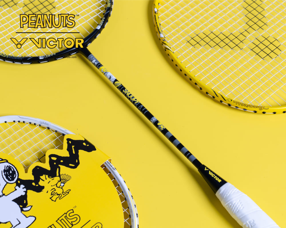Victor x Peanuts Collection Auraspeed SN POW Badminton Racket