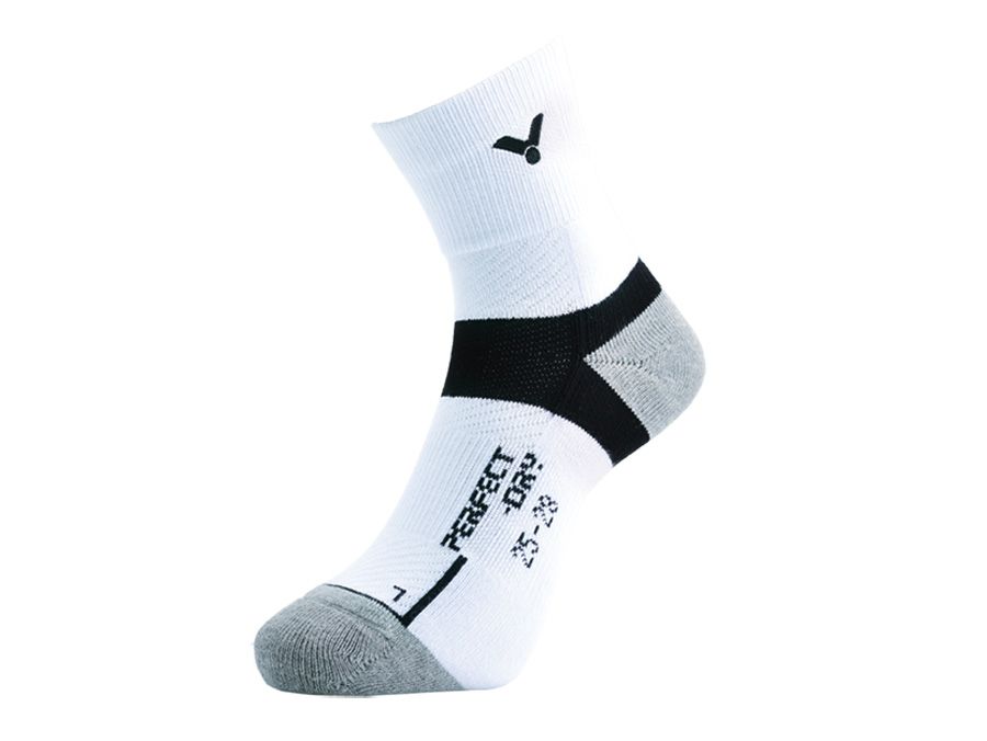 Victor Sneaker Socken 2er Pack UNI Size Badminton Tennis Weiss Neu 2 Paar 