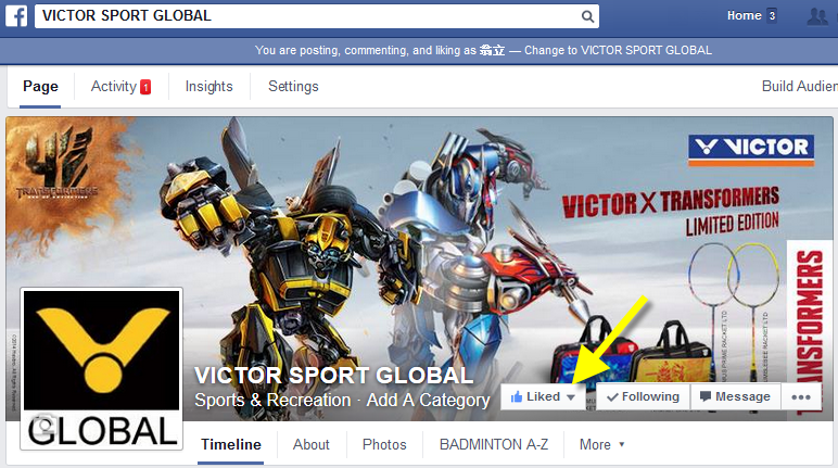 VICTOR Facebook