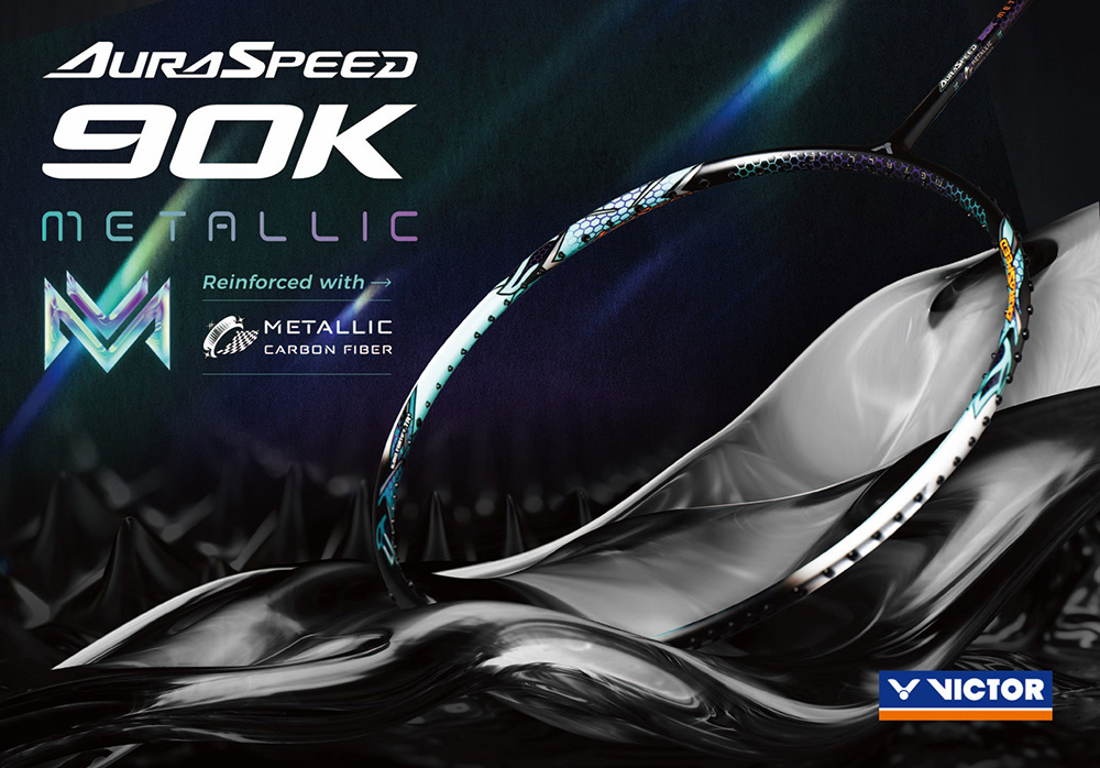 Giới thiệu công nghệ vợt Victor AURASPEED 90K METALLIC