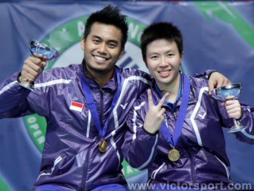 Indonesian pair AHMAD／NASTIR claim their second All-England mixed doubles title